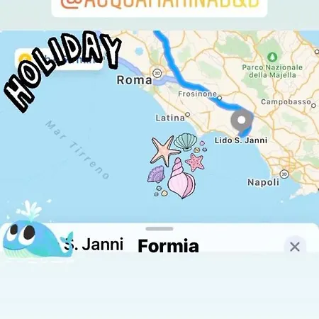 B&B Acquamarina Santo Janni * Formia